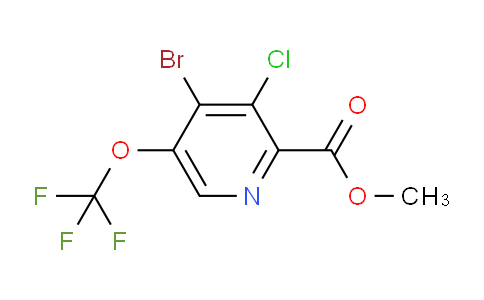 AM190165 | 1804652-56-9 | Methyl 4-bromo-3-chloro-5-(trifluoromethoxy)pyridine-2-carboxylate