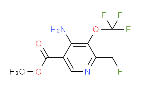 AM190179 | 1806004-02-3 | Methyl 4-amino-2-(fluoromethyl)-3-(trifluoromethoxy)pyridine-5-carboxylate