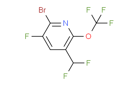 AM190186 | 1806024-88-3 | 2-Bromo-5-(difluoromethyl)-3-fluoro-6-(trifluoromethoxy)pyridine