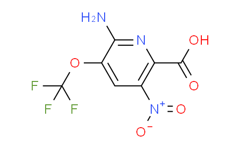 2-Amino-5-nitro-3-(trifluoromethoxy)pyridine-6-carboxylic acid