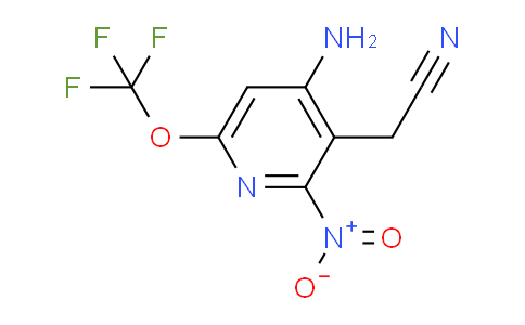 4-Amino-2-nitro-6-(trifluoromethoxy)pyridine-3-acetonitrile