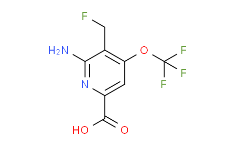 2-Amino-3-(fluoromethyl)-4-(trifluoromethoxy)pyridine-6-carboxylic acid