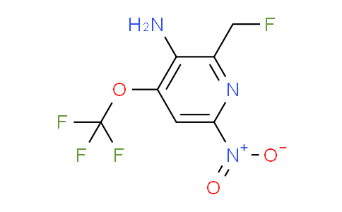 3-Amino-2-(fluoromethyl)-6-nitro-4-(trifluoromethoxy)pyridine
