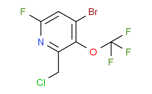4-Bromo-2-(chloromethyl)-6-fluoro-3-(trifluoromethoxy)pyridine