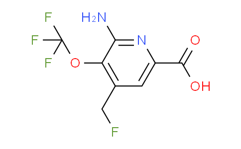 2-Amino-4-(fluoromethyl)-3-(trifluoromethoxy)pyridine-6-carboxylic acid