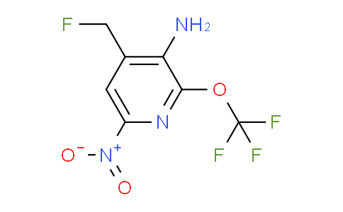 3-Amino-4-(fluoromethyl)-6-nitro-2-(trifluoromethoxy)pyridine