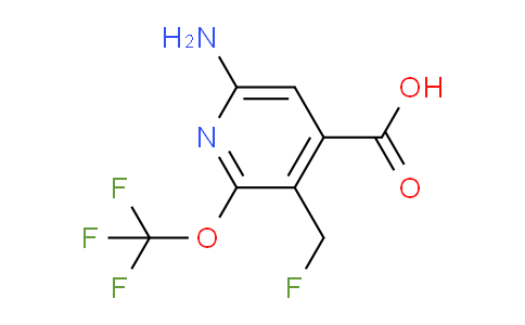6-Amino-3-(fluoromethyl)-2-(trifluoromethoxy)pyridine-4-carboxylic acid