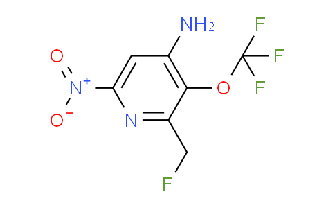4-Amino-2-(fluoromethyl)-6-nitro-3-(trifluoromethoxy)pyridine