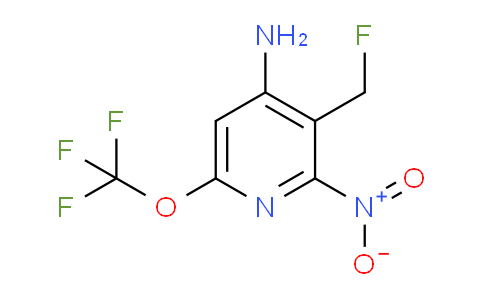 4-Amino-3-(fluoromethyl)-2-nitro-6-(trifluoromethoxy)pyridine