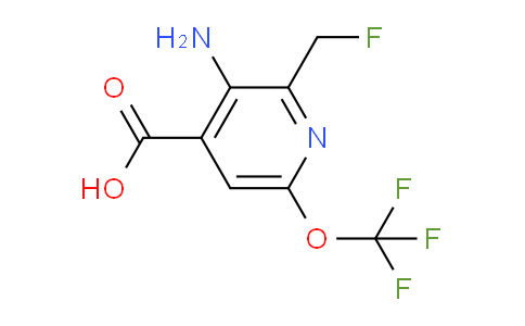 3-Amino-2-(fluoromethyl)-6-(trifluoromethoxy)pyridine-4-carboxylic acid