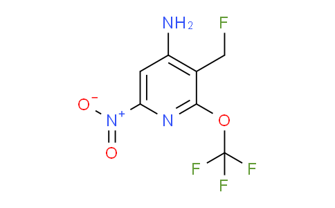 4-Amino-3-(fluoromethyl)-6-nitro-2-(trifluoromethoxy)pyridine