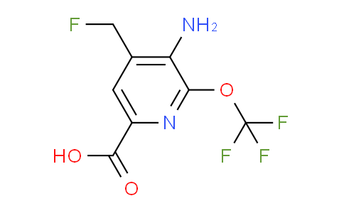 AM190231 | 1804028-68-9 | 3-Amino-4-(fluoromethyl)-2-(trifluoromethoxy)pyridine-6-carboxylic acid