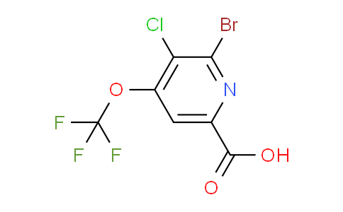AM190232 | 1806109-15-8 | 2-Bromo-3-chloro-4-(trifluoromethoxy)pyridine-6-carboxylic acid