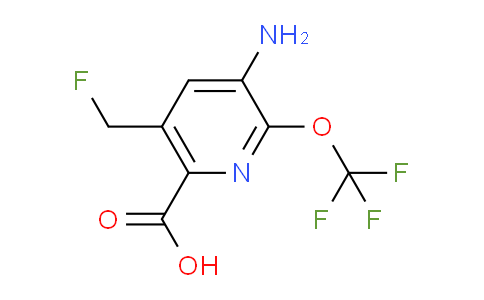 AM190234 | 1806192-78-8 | 3-Amino-5-(fluoromethyl)-2-(trifluoromethoxy)pyridine-6-carboxylic acid