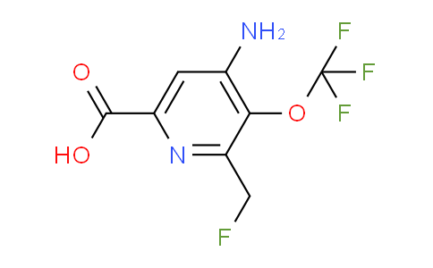 AM190237 | 1806107-72-1 | 4-Amino-2-(fluoromethyl)-3-(trifluoromethoxy)pyridine-6-carboxylic acid