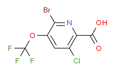 AM190238 | 1804391-49-8 | 2-Bromo-5-chloro-3-(trifluoromethoxy)pyridine-6-carboxylic acid