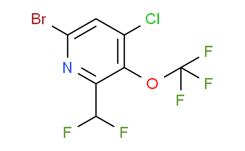 AM190267 | 1804391-15-8 | 6-Bromo-4-chloro-2-(difluoromethyl)-3-(trifluoromethoxy)pyridine