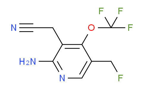 2-Amino-5-(fluoromethyl)-4-(trifluoromethoxy)pyridine-3-acetonitrile