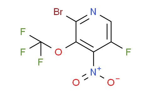 2-Bromo-5-fluoro-4-nitro-3-(trifluoromethoxy)pyridine