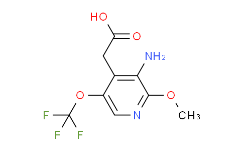 3-Amino-2-methoxy-5-(trifluoromethoxy)pyridine-4-acetic acid