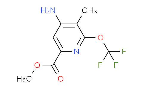 Methyl 4-amino-3-methyl-2-(trifluoromethoxy)pyridine-6-carboxylate