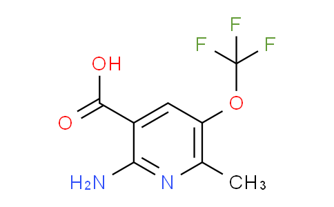 2-Amino-6-methyl-5-(trifluoromethoxy)pyridine-3-carboxylic acid
