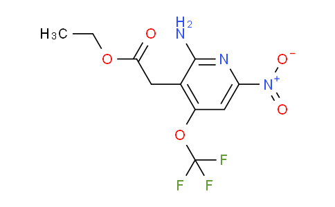 Ethyl 2-amino-6-nitro-4-(trifluoromethoxy)pyridine-3-acetate