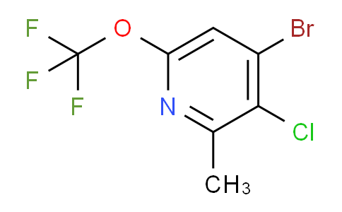 AM190358 | 1806192-06-2 | 4-Bromo-3-chloro-2-methyl-6-(trifluoromethoxy)pyridine