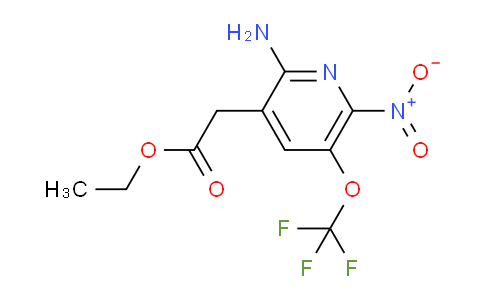Ethyl 2-amino-6-nitro-5-(trifluoromethoxy)pyridine-3-acetate