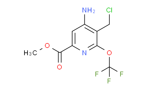 AM190371 | 1803655-80-2 | Methyl 4-amino-3-(chloromethyl)-2-(trifluoromethoxy)pyridine-6-carboxylate