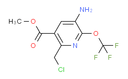 Methyl 3-amino-6-(chloromethyl)-2-(trifluoromethoxy)pyridine-5-carboxylate