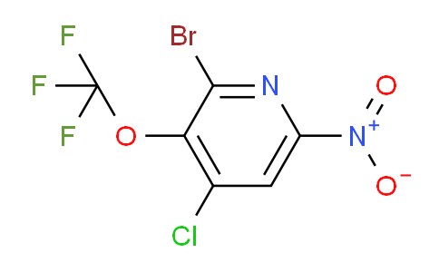 2-Bromo-4-chloro-6-nitro-3-(trifluoromethoxy)pyridine