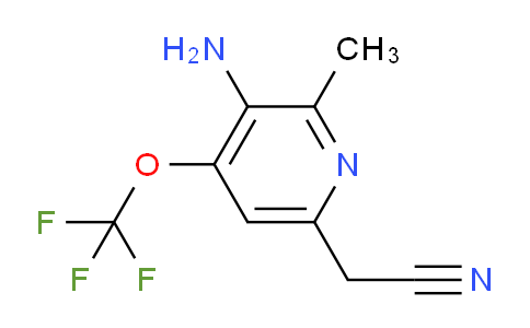 3-Amino-2-methyl-4-(trifluoromethoxy)pyridine-6-acetonitrile