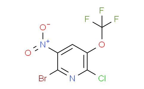 2-Bromo-6-chloro-3-nitro-5-(trifluoromethoxy)pyridine