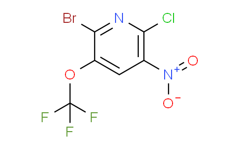 2-Bromo-6-chloro-5-nitro-3-(trifluoromethoxy)pyridine