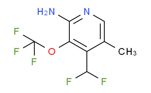 2-Amino-4-(difluoromethyl)-5-methyl-3-(trifluoromethoxy)pyridine