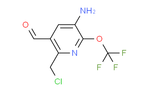 AM190395 | 1804543-90-5 | 3-Amino-6-(chloromethyl)-2-(trifluoromethoxy)pyridine-5-carboxaldehyde