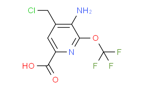 AM190414 | 1805989-66-5 | 3-Amino-4-(chloromethyl)-2-(trifluoromethoxy)pyridine-6-carboxylic acid