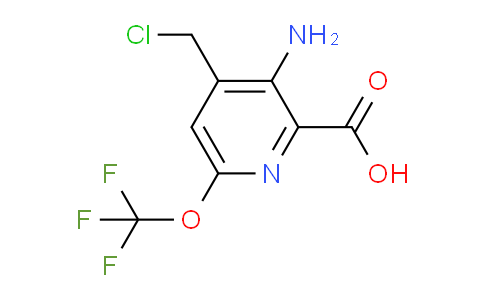 3-Amino-4-(chloromethyl)-6-(trifluoromethoxy)pyridine-2-carboxylic acid