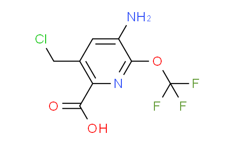 AM190421 | 1804472-47-6 | 3-Amino-5-(chloromethyl)-2-(trifluoromethoxy)pyridine-6-carboxylic acid