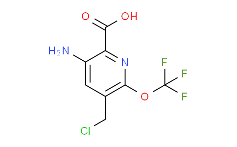 3-Amino-5-(chloromethyl)-6-(trifluoromethoxy)pyridine-2-carboxylic acid
