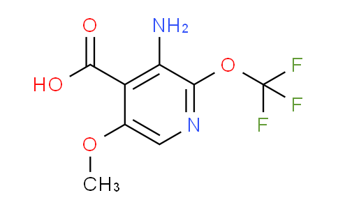 AM190462 | 1804525-26-5 | 3-Amino-5-methoxy-2-(trifluoromethoxy)pyridine-4-carboxylic acid