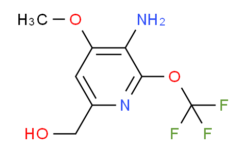 3-Amino-4-methoxy-2-(trifluoromethoxy)pyridine-6-methanol