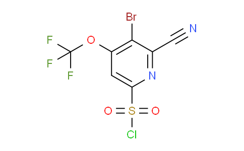 AM190473 | 1803666-66-1 | 3-Bromo-2-cyano-4-(trifluoromethoxy)pyridine-6-sulfonyl chloride