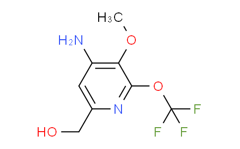 4-Amino-3-methoxy-2-(trifluoromethoxy)pyridine-6-methanol