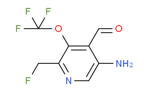 5-Amino-2-(fluoromethyl)-3-(trifluoromethoxy)pyridine-4-carboxaldehyde