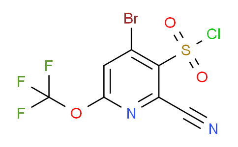 AM190487 | 1803986-14-2 | 4-Bromo-2-cyano-6-(trifluoromethoxy)pyridine-3-sulfonyl chloride