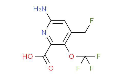 6-Amino-4-(fluoromethyl)-3-(trifluoromethoxy)pyridine-2-carboxylic acid