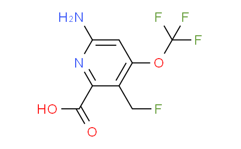 6-Amino-3-(fluoromethyl)-4-(trifluoromethoxy)pyridine-2-carboxylic acid