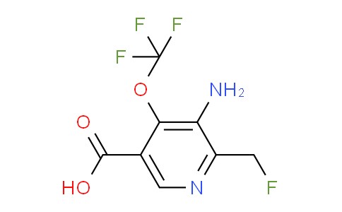 AM190493 | 1806192-54-0 | 3-Amino-2-(fluoromethyl)-4-(trifluoromethoxy)pyridine-5-carboxylic acid